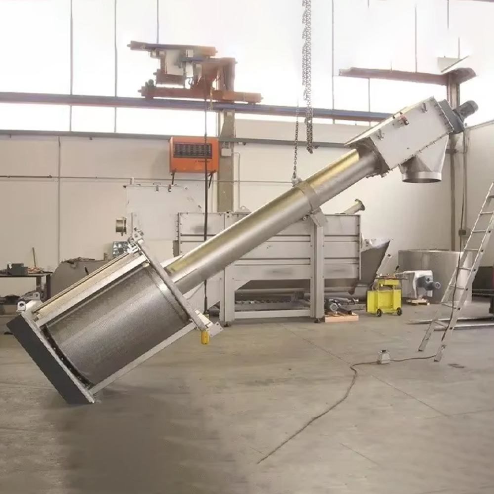 Customized Stainless Steel High Efficiency Screw Conveyor for Wastewater Treatment