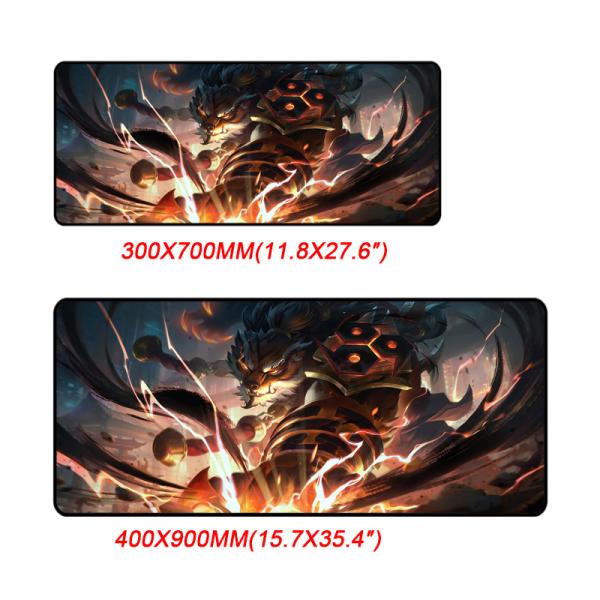 Stock Custom Cartoon Character Logo Keyboard Mouse Pads Eco-Friendly Natural Rubber Gaming