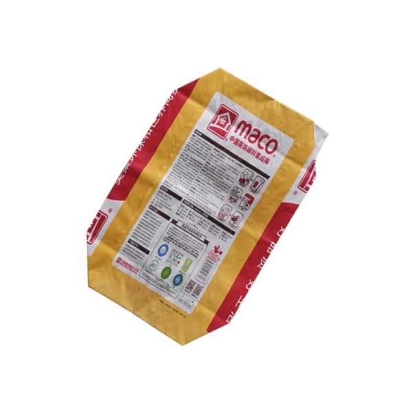 Изготовленным на заказ бумажные мешки наклеенные мешком клапана клапана цемента Multiwall сверхмощное 40kg