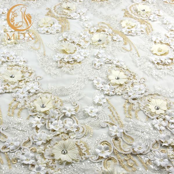 Материал шнурка Sparkly стразов Bridal/французская ткань платья свадьбы шнурка