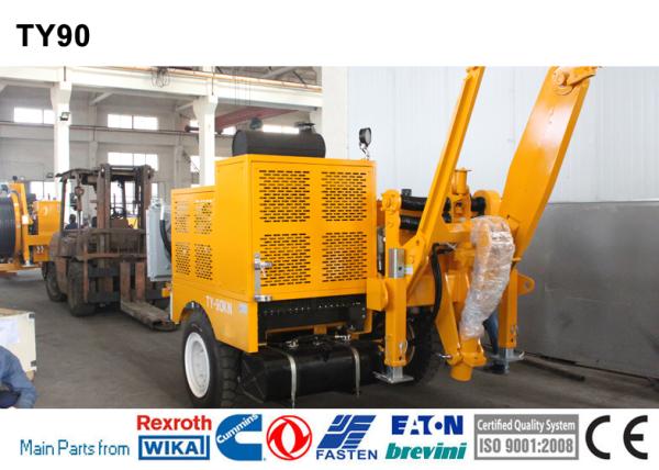 Overhead Line Stringing Equipment Transmission Hydraulic 9T Cable Puller