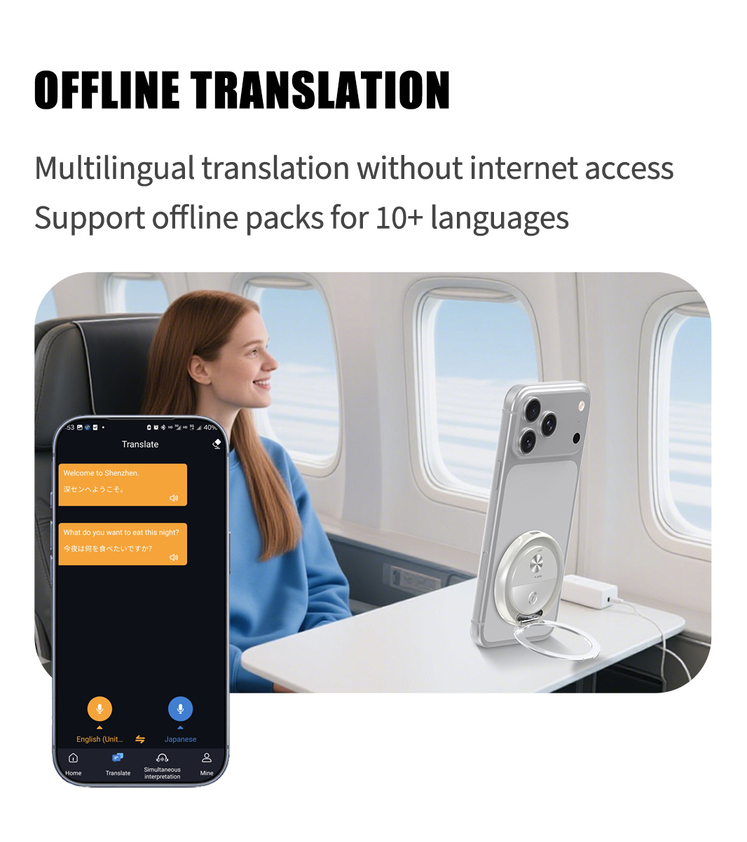 AI Voice Cloning Device Meeting Summary Translation Simultaneous Interpretation