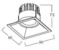 Серия IP54 слепимости MF анти- утопила СИД привела штуцеры регулируемое 10W фары
