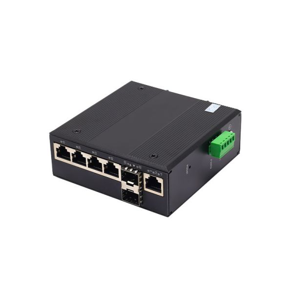 Industrial Switch L2 Managed 2 SFP 4 RJ45 