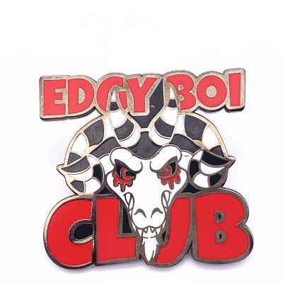 Colorful Metal Lapel Pins / Unique Design Shaped Custom Made Lapel Pins