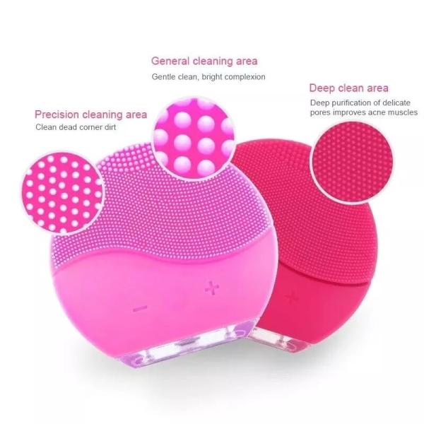 Face Washing Machine Electric Soft Silicone Facial Brush Cleanser Massage