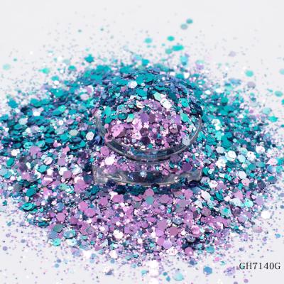 Eyeshadow Chunky Loose Glitter Pigment Bulk Sequins Mixed DIY Craft