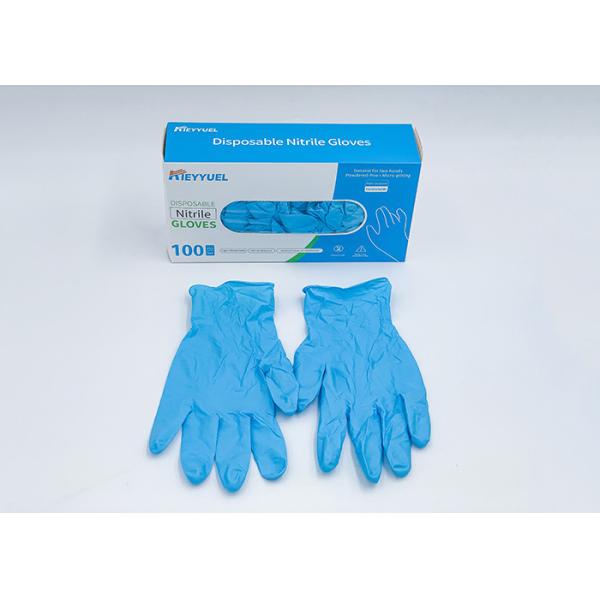 Латекс перчаток устранимого нитрила УПРАВЛЕНИЯ ПО САНИТАРНОМУ НАДЗОРУ ЗА КАЧЕСТВОМ ПИЩЕВЫХ ПРОДУКТОВ И МЕДИКАМЕНТОВ CE химический устойчивый свободный/противобактериологический