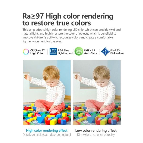 Control Low Floor Household Fan lamp colorful Children Room Ceiling Fan Light(WH-VLL-33)