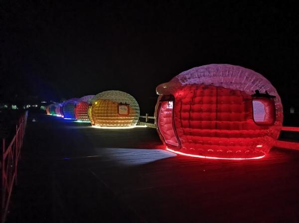 Customzied Commercial Advertising Odourless Inflatable Event Tent Dia 2.7m Outdoor
