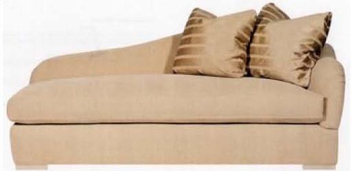 Leisure Fabric  Indoor Chaise Lounge Chair With Hardwood Frame / Fabric Upholstered