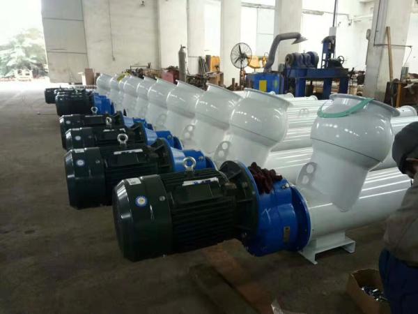 Industrial Tubular Screw Conveyor Safety Customized Screw Length Maintenance - Free