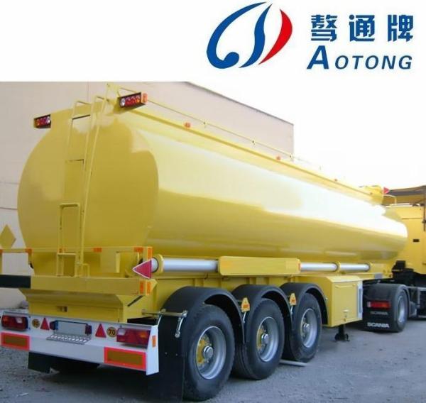 Aluminum Alloy Fuel Tank Semi Trailer with Manhole in Good Condition
