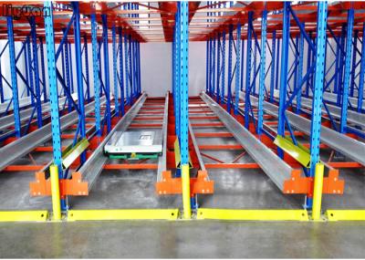 Resistência de choque laminada do racking da pálete da canela sistema seletivo de rádio