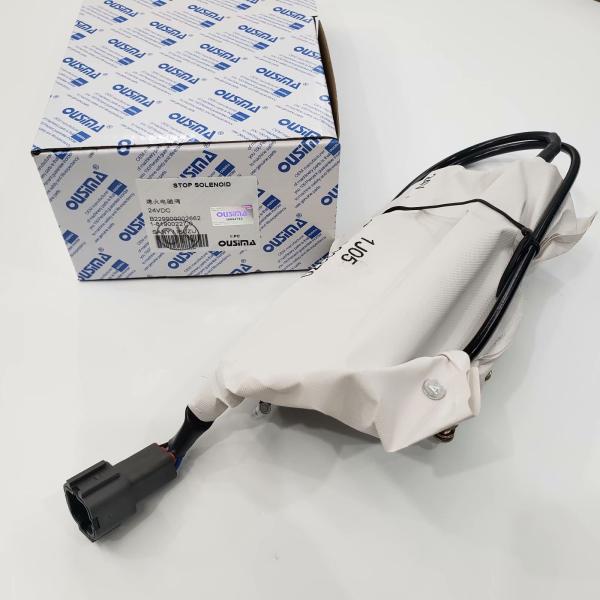 OUSIMA B229900002662 1-81900227-0 24V Engine Stop Solenoid For Excavator SANY ISUZU