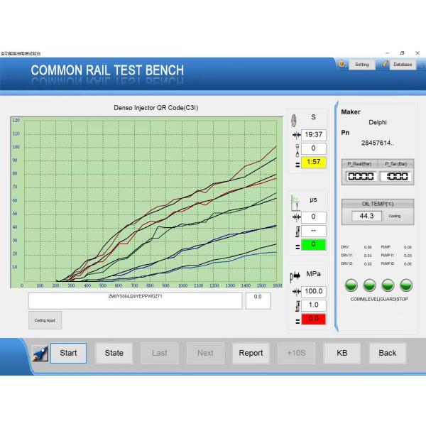 JZ-206 Common Rail Pizeo Fuel 4 Pin Injector Machine Test Bench (Пробная скамейка для машины-инжектора для пизэотоплива с четырьмя булавами)