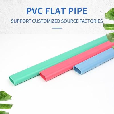Customized Industrial Plastic Tube Protective Sleeve Door Handle Cover PVC Flat Profiles