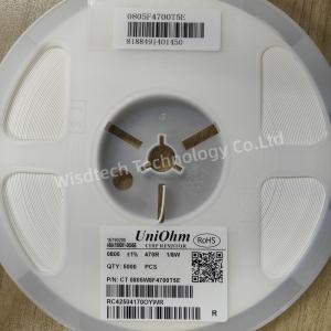 0805W8F4700T5E Thick Film Resistors - SMD RMC 0805 1/8W 1% T/R-5000