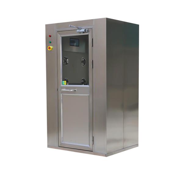 201 Stainless Steel Air Shower with Double Jets and ISO-Certified Compact Design for Cleanroom Decontamination