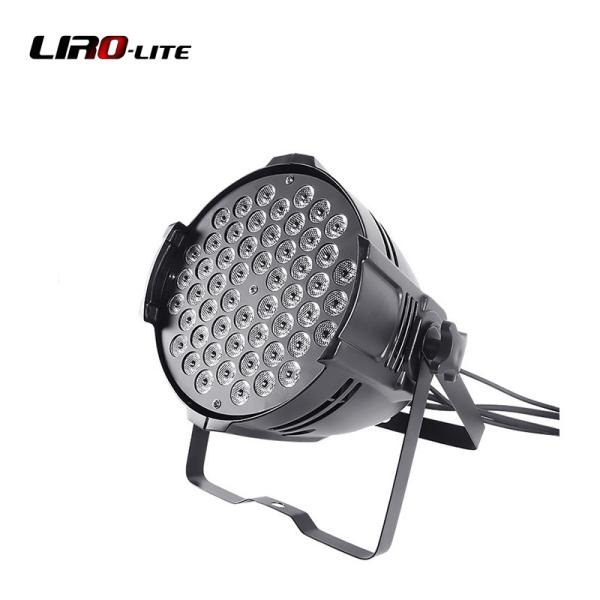 DMX512 LED Par Lights 54x3w RGBW Sound Activated Control LED Plastic Flat Par Light 54