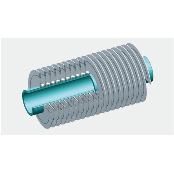 A179 Would Fin Tube L-Shaped AL1060 Fin Carbon Steel Tube Oil Cooler