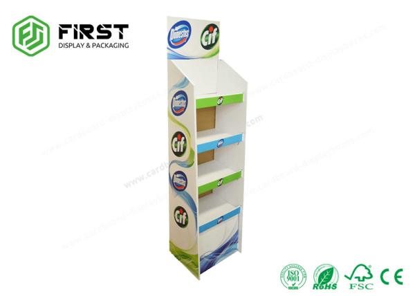 Customized Pop Up Retail Paper Corrugated Floor Supermarket Cardboard Display