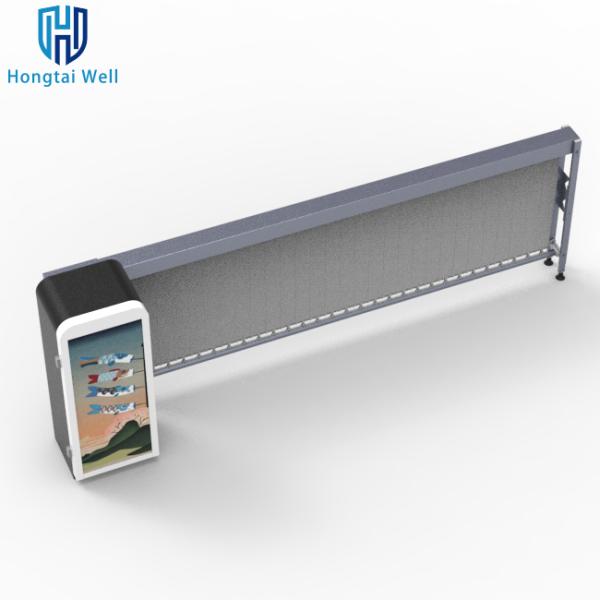 Cerca conduzida Arm Barrier Gate da caixa leve que anuncia as barreiras de estacionamento elétricas 140W/200W