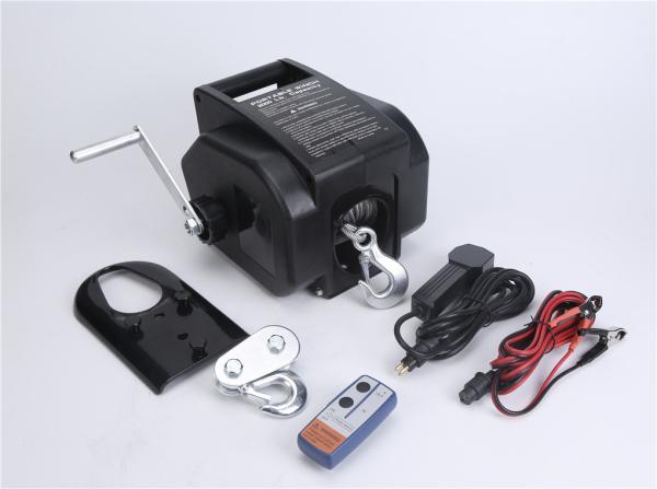 2000lbs Portable 12v Electric Boat Winch For Yacht Pulling