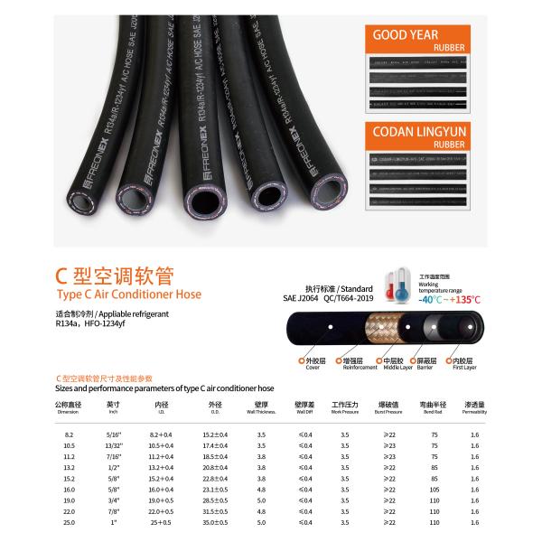 88703-06240 AC Toyota Conditioner manguera Camry 2.0L 2.4L tubo de descarga 06-11