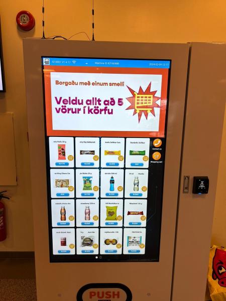 Automatic arette  Vending Machine With 55 Inch Touch Screen