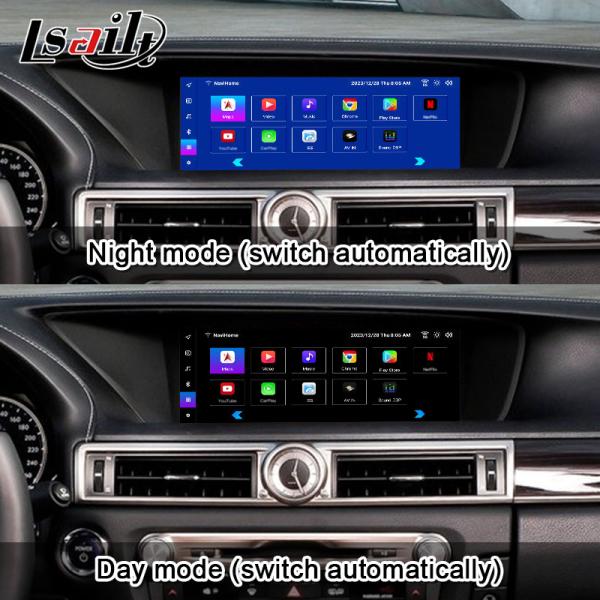 Lsailt Wireless CarPlay Android Interface for Lexus GS200t GS450H 2012-2021 With YouTube, NetFlix, Android Auto