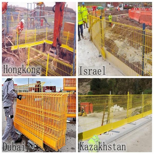 Construction Site Edge Protection Fence Panel Powder Coated