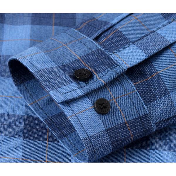 Camiseta de manga larga de estilo de moda 2021 para hombres con cierre y comodidad de botón cubierto