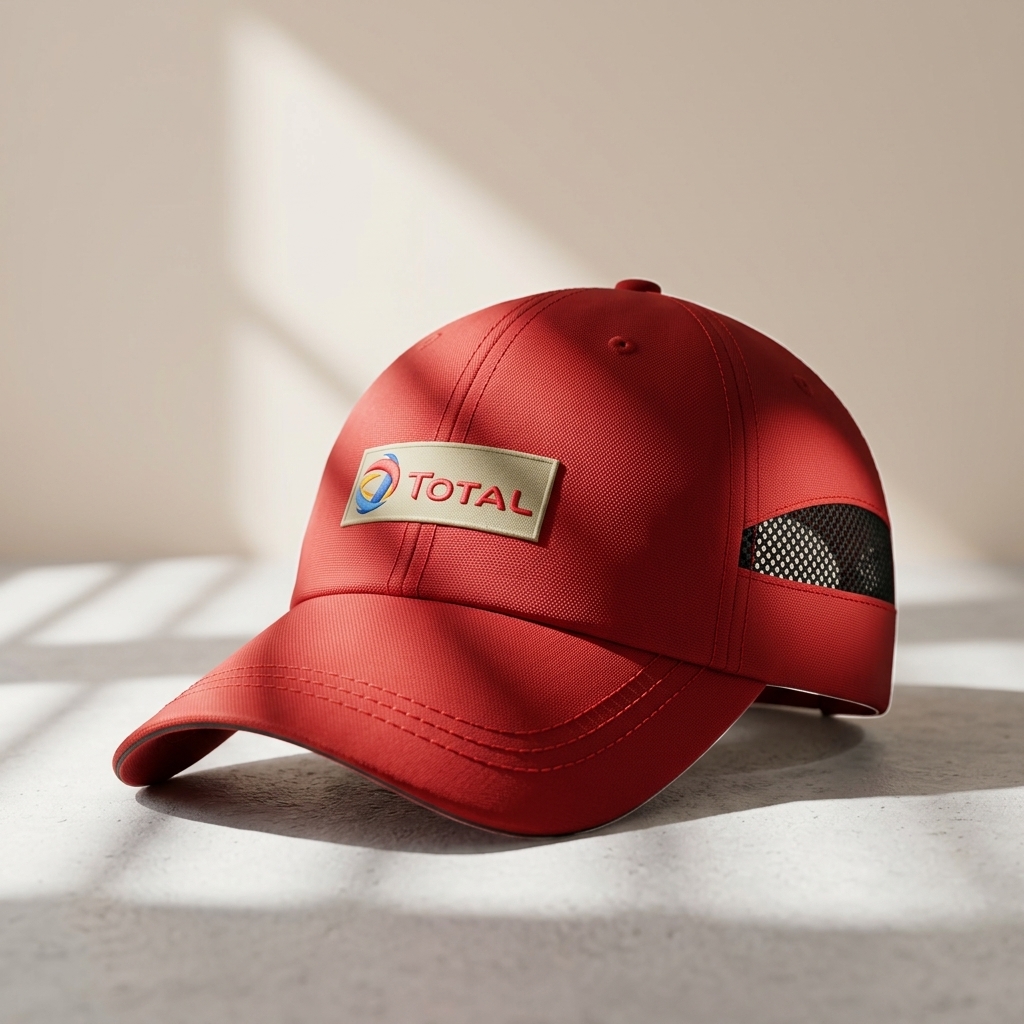Structured Crown Embroidery Baseball Cap Custom Logo Stitching Precision Detail Adjustable Cap