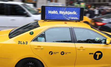 Display LED de publicidade de automóveis P6 Multifuntcional ao ar livre Display LED de sinalização de mensagem de táxi