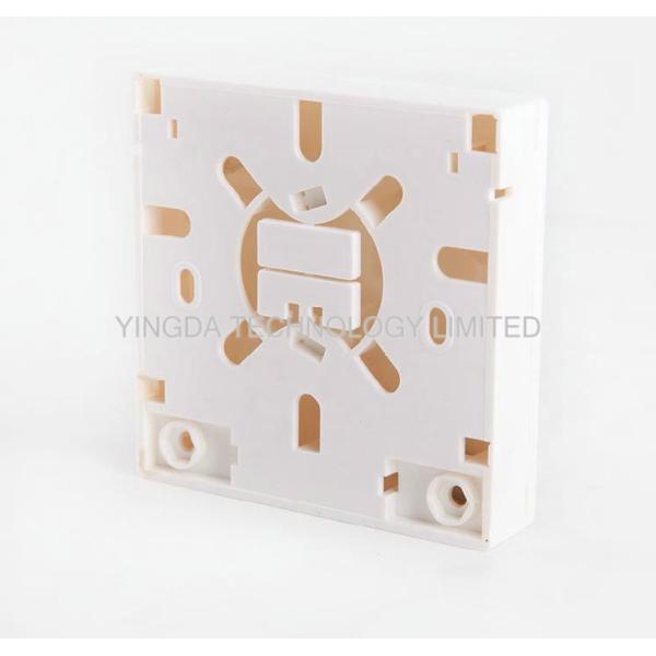 Fiber Optic Cable Wall Mount Box, FTTH 86 Wall Outlet Adaptor Interface SC FC