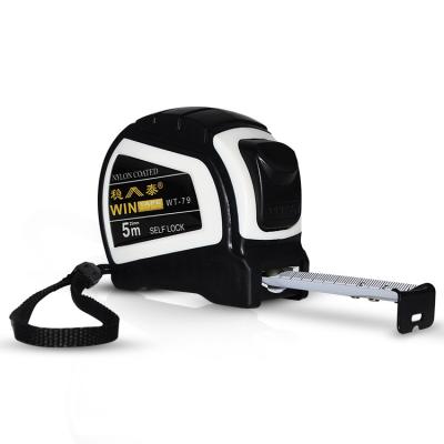Automatic Locking Steel Tape Measure 5m Metric Scale Nylon Coating