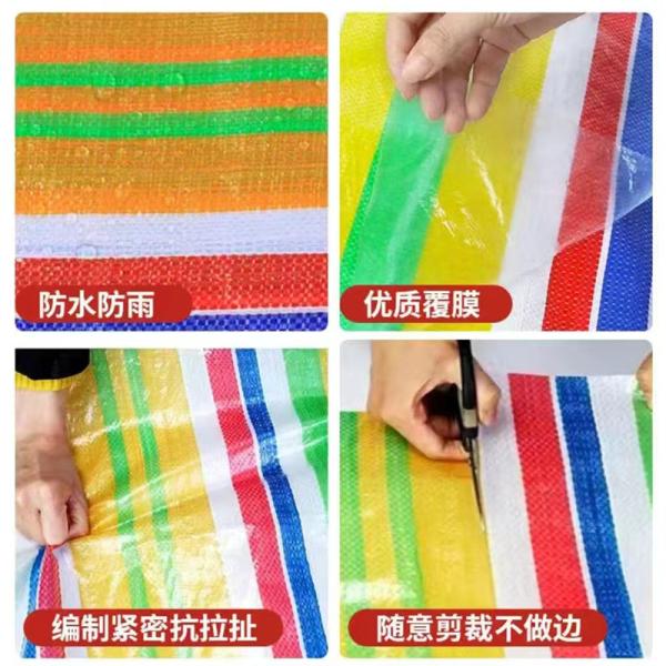 Customized Coloured Tarpaulin Waterproof Mold Resistant With Multiple Color