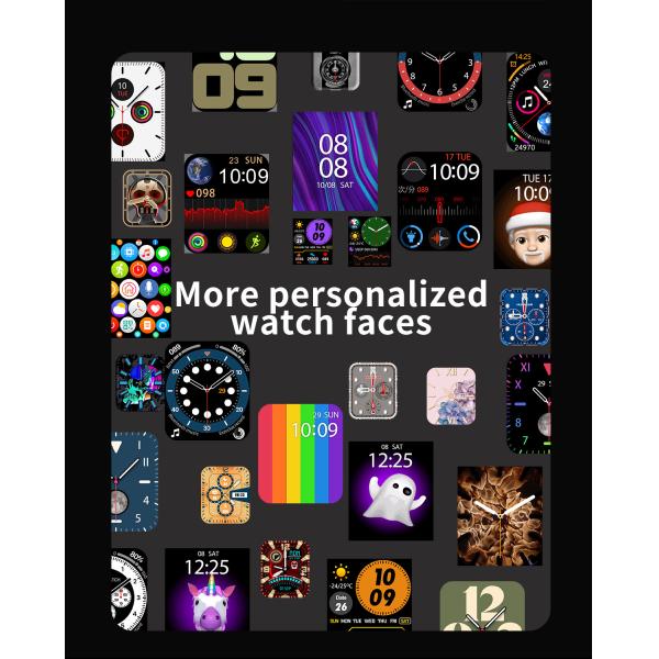 2021 AW9 умный экран дозора 1.75IPS 280 обнаружение температуры тела звонка батареи BLE mah умное