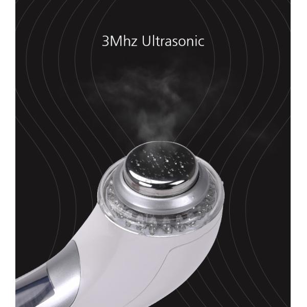 Вибрируя красная зеленая голубая ультразвуковая портативная машинка Massager подтяжки лица иона 3Mhz