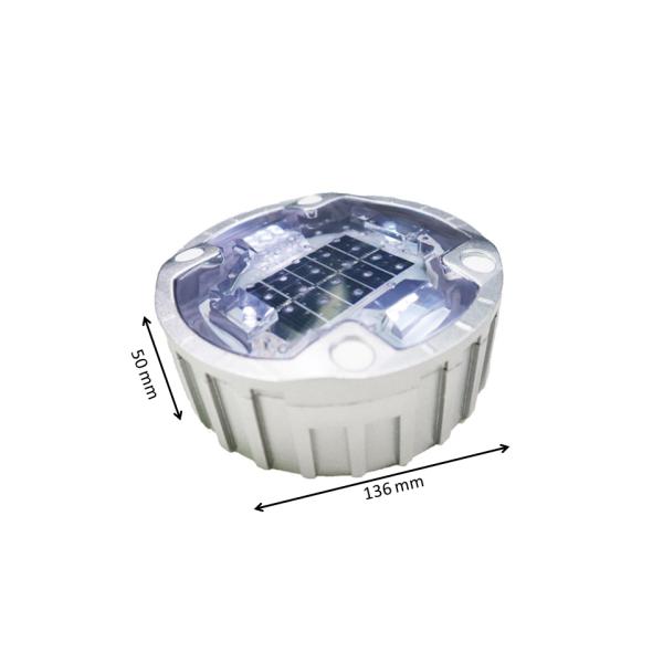 Двухсторонний светодиодный маркер отражающий кошачий глаз Солнечный дорожный стул для стандартов безопасности дорожного движения