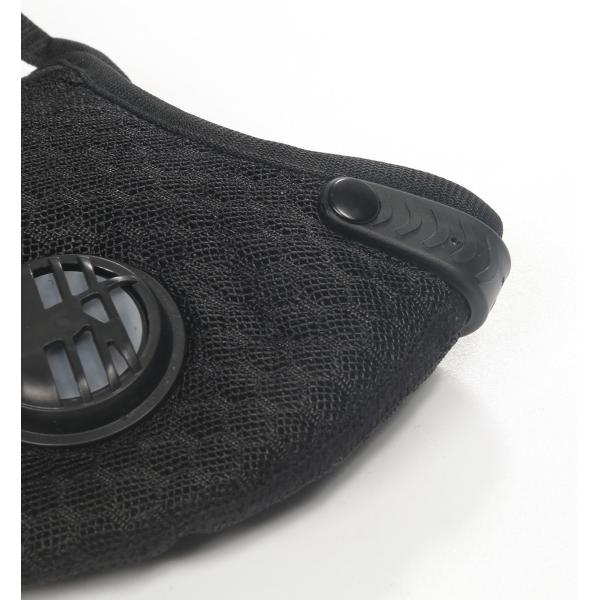 5Ply PM2.5 Protective Filter Face Mask with 2 exhalation valves Outdoor Sports Bike Motorcycle Face Mask