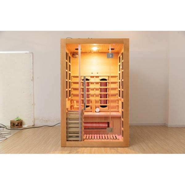 Traditional Combination Infrared Steam Sauna 2 Person Size