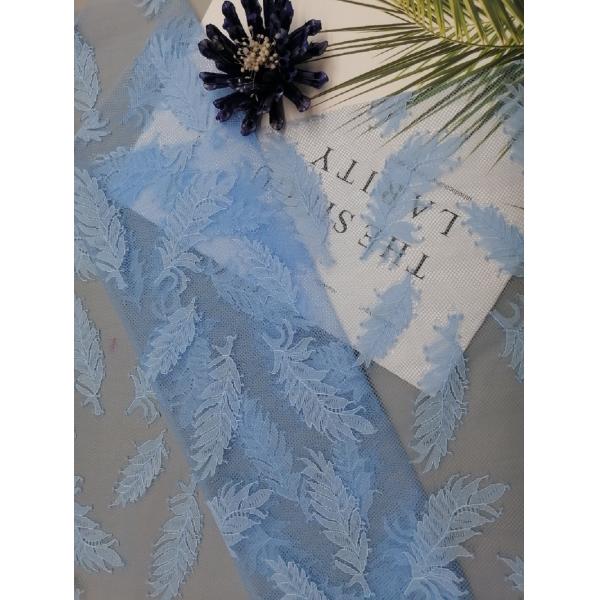 Ткань нейлона чувствительной французской ткани шнурка Chantilly облегченная