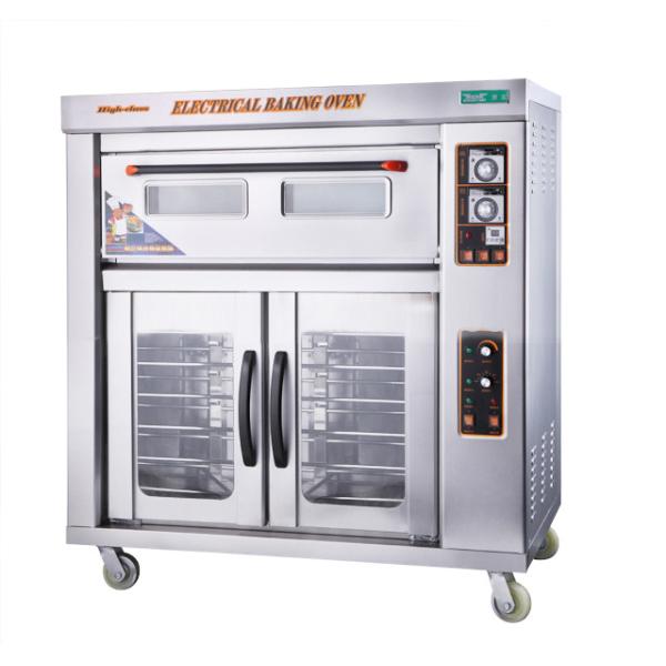 Gas Commercial oven of Bakery Equipment with Dough Fermentation Commercial Proofing Cabinet