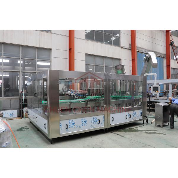 Basil Seed Filling And Capping Machine / Glass Bottle Juice Rinsing Bottling Line