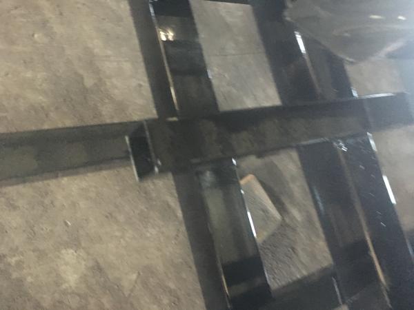 25mm*25mm picket Spear top black steel fence