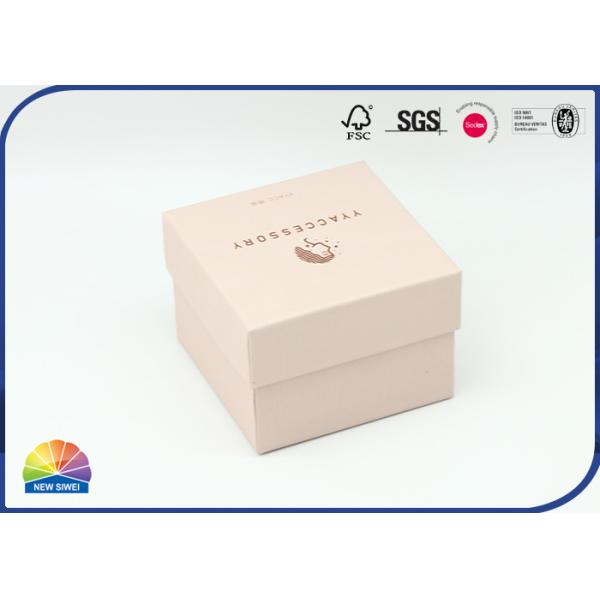 Biodegradable 2 Pieces Pink Birthday Present Wrapped Paper Box