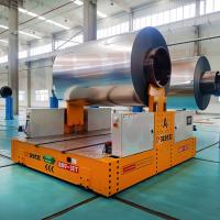 Chariot de véhicule à guidage par rail de 15 t pour le traitement des bobines en usine