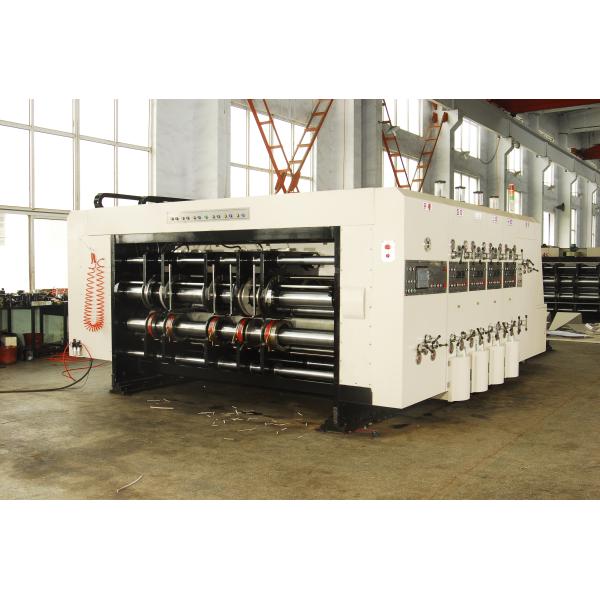 High Speed Corrugated Carton Making Machine , Frequency Conversion Control
